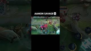 Savage || #mlbb #aamon #shorts #shortvideo #short #ytshorts