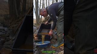 Real Gold Found! Panning in a River Near an Old Gold Mine #GoldPanning