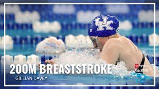 Gillian Davey Takes 1st Place in 200M Breaststroke | 2022 Toyota U.S. Open