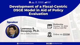 Development of a Fiscal-Centric DSGE Model in Aid of Policy Evaluation.