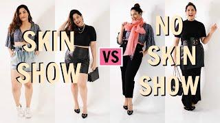 SKIN SHOW vs NO SKIN SHOW Outfit Ideas | StyleMeUpWithSakshi