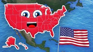 The 50 States Song - 50 States and Capitols of the United States of America Song
