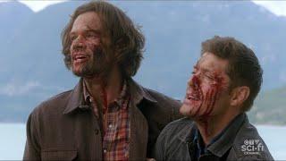 Supernatural 15x19 - Sam and Dean fighting against Chuck!