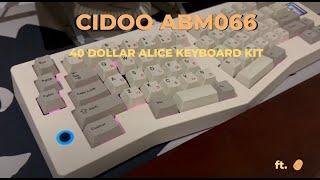 $40 Cidoo ABM066 Build & Sound Test - Budget Alice Layout (English Subtitles)