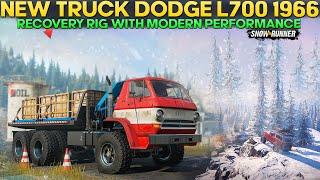 New Truck Dodge L700 1966 in SnowRunner Vintage Recovery Rig With Modern Performance