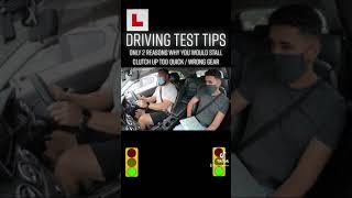 Driving Test Tip: What to do after Stalling..