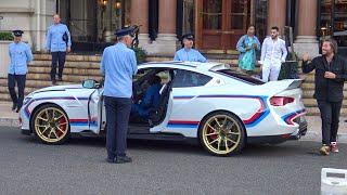 Special Customer buys the NEW 1M€ BMW 3.0 CSL in Monaco! Carspotting 2024