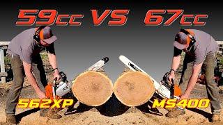 Husqvarna 562XP vs Stihl MS400, 400 562