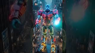 Transformer in HologramLight#ai #aivideo #viral #fyp #transformers #decepticons #autobot #bumblebee