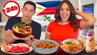 EATING ONLY FILIPINO FOOD FOR 24 HOURS!!