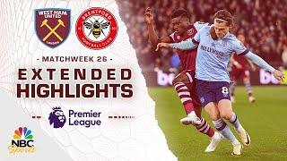 West Ham United v. Brentford | PREMIER LEAGUE HIGHLIGHTS | 2/26/2024 | NBC Sports