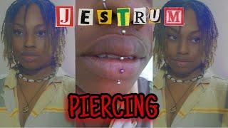 DOING MY JESTRUM PIERCING at home (not a tutorial)