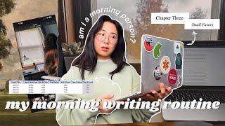  my new morning writing routine + finding my gothic “voice” // writing vlog