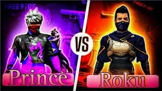 Princex FF VS Roku777 | ONLY ONE TAP ROOM - MOST AWAITED MATCH - Garena Free Fire