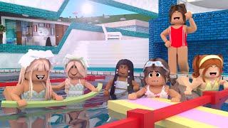 My Toddler Has Her FIRST SWIMMING CLASS! *EVIL TWINS...STRICT COACH!* VOICE Roblox Bloxburg Roleplay