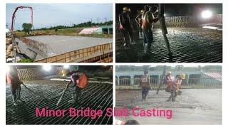 Minor Bridge Slab Concrete I Boom Presser Pump Bridge Slab Concrete I Minor Bridge Slab Casting I