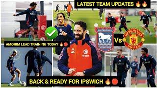 NoWYORO,ZARKIZEE,SHAW,MALACIA || MAN UNITED TRAINING NEWS ahead of IPSWICH TOWN #manunitednewstoday