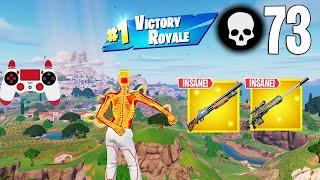 73 Elimination Solo Vs Squads Gameplay Wins (Fortnite Chapter 5 Season 2 PS4 Controller)