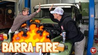 FIRST TIME, BARRA FIRE UP,  A couple of issues while trying to start the BARRA!