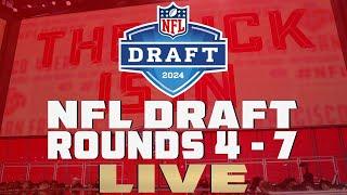 NFL Draft Rounds 4-7! LIVE