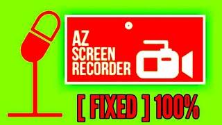 SOLVED AZ Screen Recorder Cannot Record Audio (Internal)