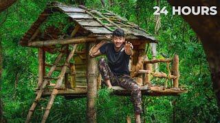 I Survived 24 Hours on a Tree House