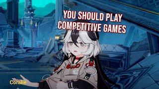 Coralie Tells Baiji To Play Competitive Games To Be More Toxic JP Dub | Honkai Impact 3rd