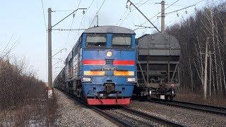 Опытный поезд в 120 вагонов, "разжалованные" московские электрички и прочие поезда.