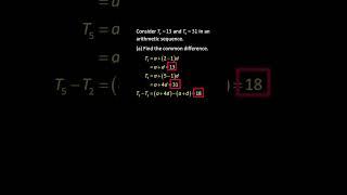  Common Difference of an Arithmetic Sequence