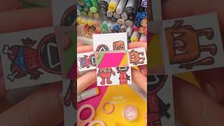 🪵Tung tung tung sahur Squid  game DIY funny paper craft character  #papercraft #paper #diy