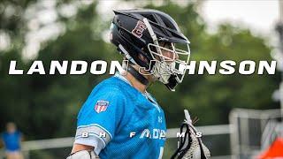 Landon Johnson (Class of 2026) Summer Lacrosse Highlights 2023