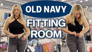 inside the fitting room at OLD NAVY! (is it still good in 2024?)