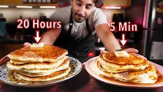 30 Hour Pancakes vs 5 Min pancakes