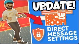 NEW Sliding & Message Settings UPDATE - Rec Room News