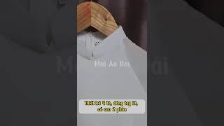 Áo dài nữ 4 tà trắng chiffon cao cấp,chụp kỷ yếu, hội khóa học sinh sinh viên  Mai Áo Dài