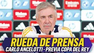 Rueda de prensa de CARLO ANCELOTTI previa a la COPA del REY