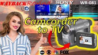 How to make Free Over-the-air TV/ Smart TV and VCR [using a 24 year old camcorder]