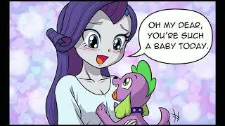 MLP COMIC DUB: Rarity and the lil' pup [Comedy/Equestria Girls] - Wubcake