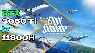 RTX 3050 Ti |  Microsoft Flight Simulator | DLSS ON VS OFF