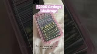 My $200K - 100 Envelope Savings Challenge -  Can you guess how much I have so far?