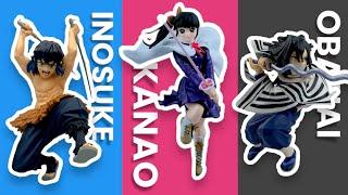 Unboxing Inosuke, Kanao & Obanai Vibration Stars Action Figure