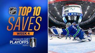 NHL Top 10 Saves from Week 4 | 2024 Stanley Cup Playoffs