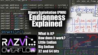 Endianness Explained. Little-Endian and Big-Endian for 32 and 64 bits - Binary Exploitation PWN101