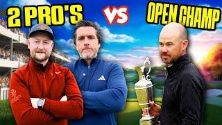 Can We Beat The OPEN CHAMPION! Royal Liverpool Golf Course