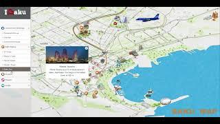 BAKU Map | Dubai Map | Interactive Map | Dubai Online Map | 3D Interactive Map |Easy Map Advertising