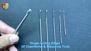 Single Cutting Edges of Chamfering & Deburring Tools - Purros Machinery