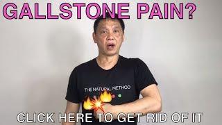 Get rid of your gallstones pain in 3 minutes a day