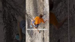 French climber Seb Bouin training for his bigger projects!