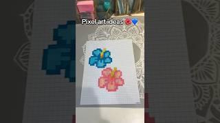 Pixel art ideas  #pixelart #pixelartideas #art #ideas #summer #flowers #viral