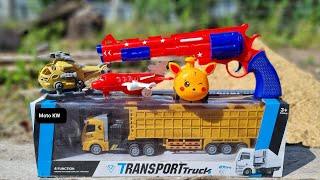 Mobil mobilan baru dam truk tronton, Mobil pikachu, POLICE car, Mobil balap, Excavator bego, Pesawat